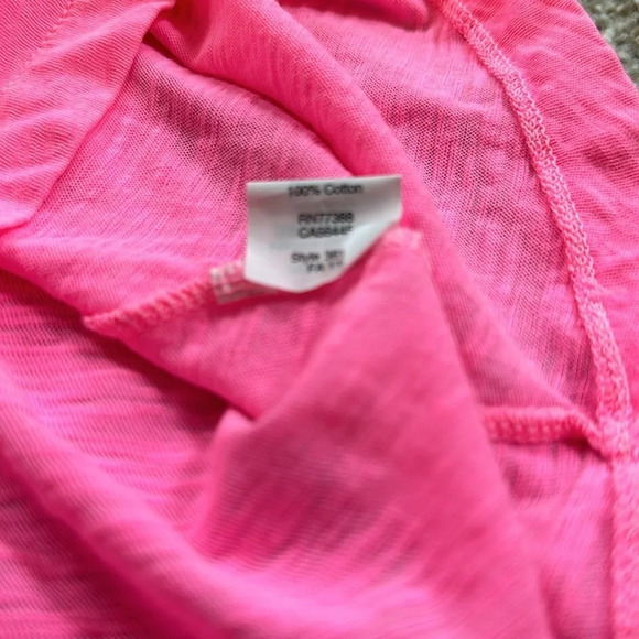 Bright Pink Vintage Cotton Tee, Size Small, EUC - Picture 6 of 6